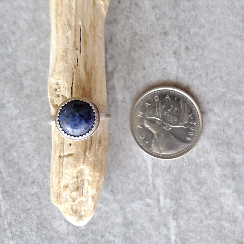 Lapis Lazuli silversmith ladies ring