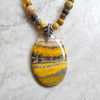 Bumble Bee Jasper Multi Gemstone Necklace