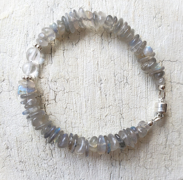 Labradorite Chip Bracelet