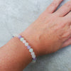 Multi gemstone stretch bracelet