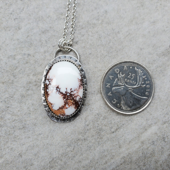 Wild Horse Magnesite bezel set in sterling silver