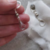 video of Smoky quartz briolette earringsin hand