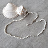 mother of pearl knotted necklace 