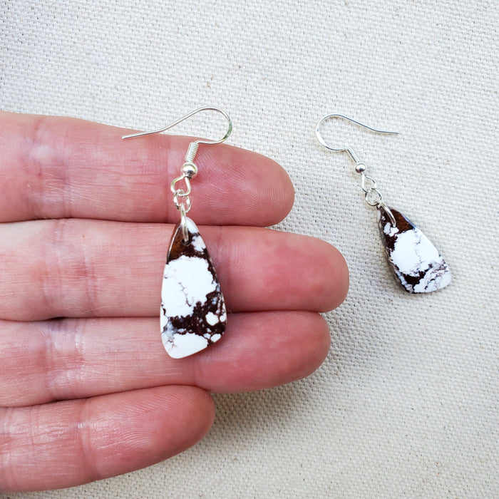 Wild Horse Magnesite Dangle Earrings