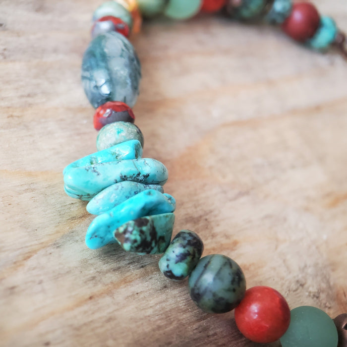 Natural Mixed Gemstone Bracelet