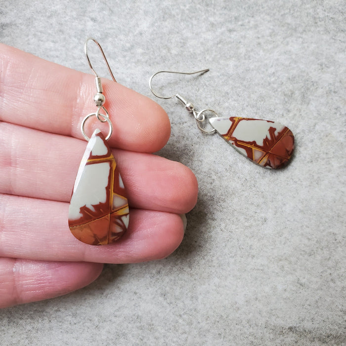 Noreena Jasper Sterling silver earrings