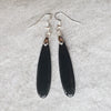 Obsidian gemstone Earrings, Sterling Silver Stone Earrings, Artisan Jewelry Canada