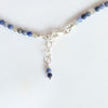 faceted Sodalite Labradorite choker necklace
