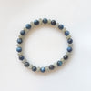Blue Kyanite  & Labradorite stretch bracelet
